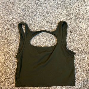 Lululemon front cut crop top